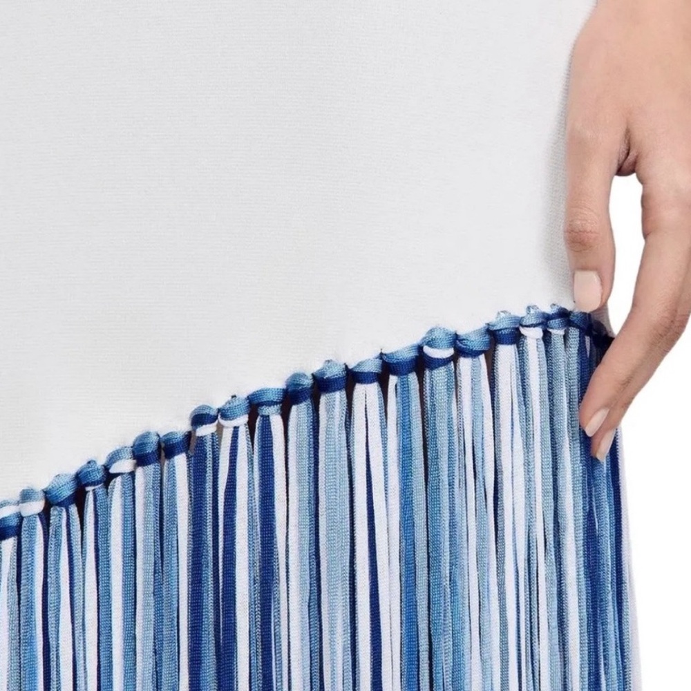 Sandro Fringed Maxi Dress - Picture 4 of 10